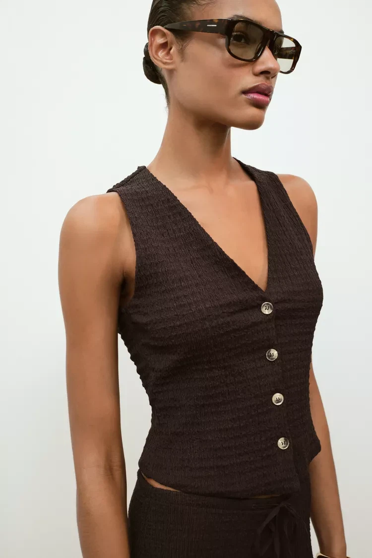 Zara Brown Textured Matching Set 🤎 - photo 3