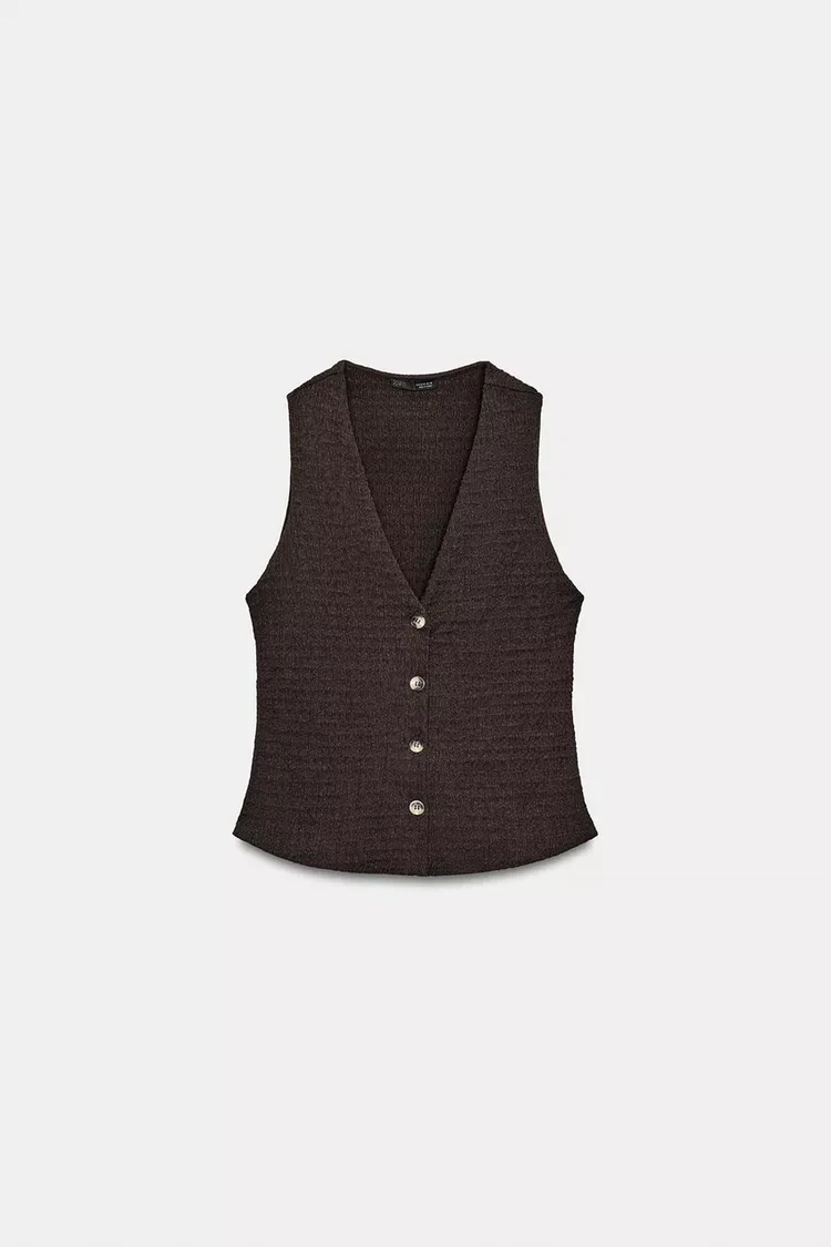 Zara Brown Textured Matching Set 🤎 - photo 4
