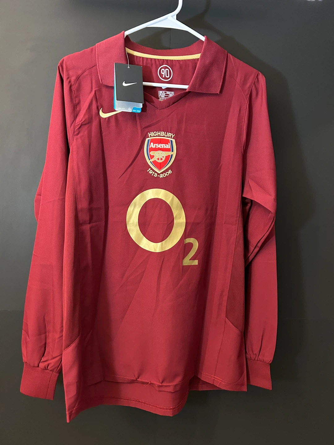 Arsenal Thierry Henry 14 retro Long Sleeve Jersey
