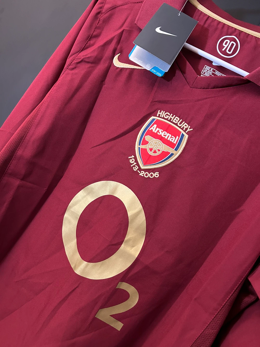 Arsenal Thierry Henry 14 retro Long Sleeve Jersey - photo 2