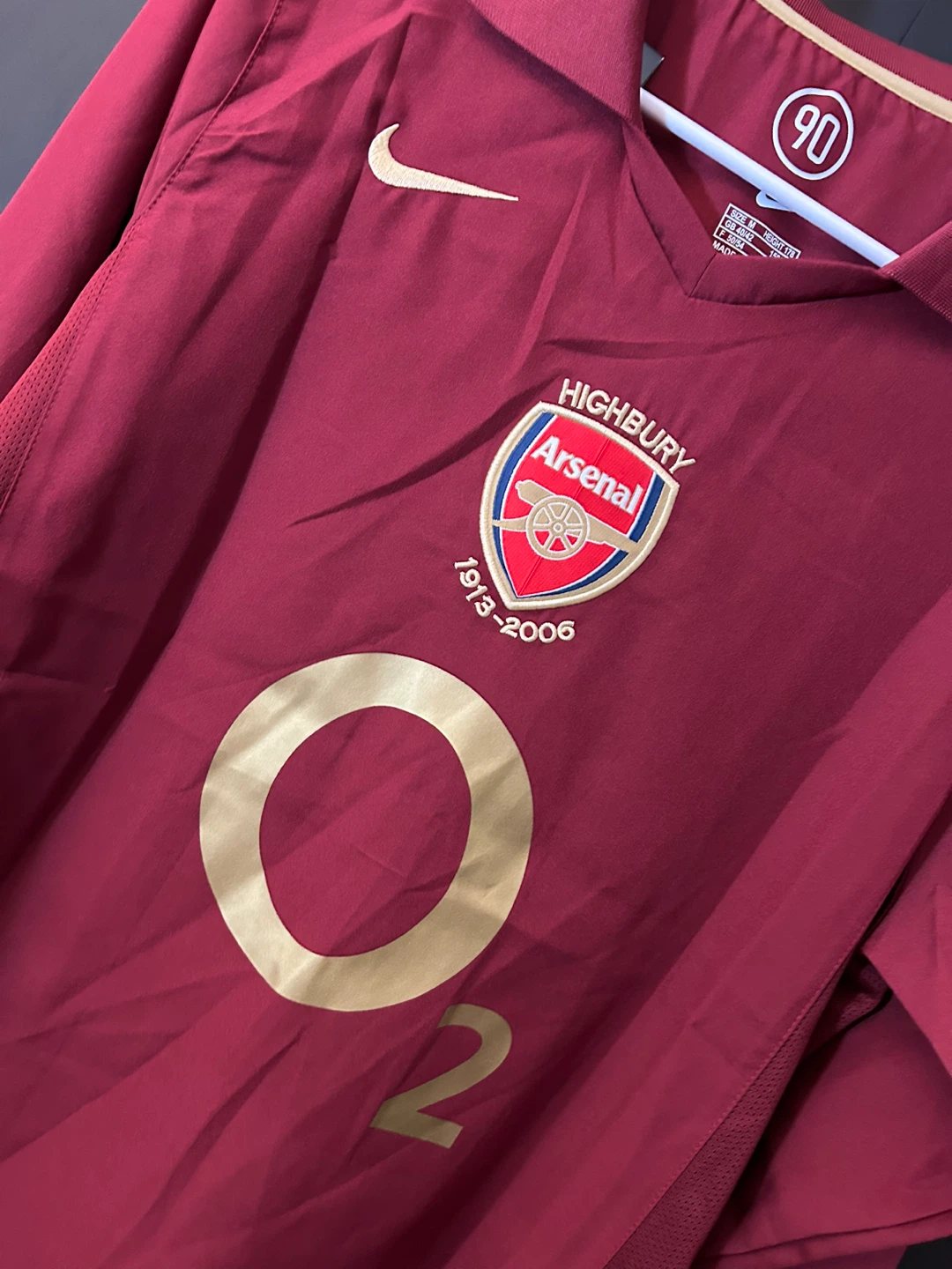 Arsenal Thierry Henry 14 retro Long Sleeve Jersey - photo 3