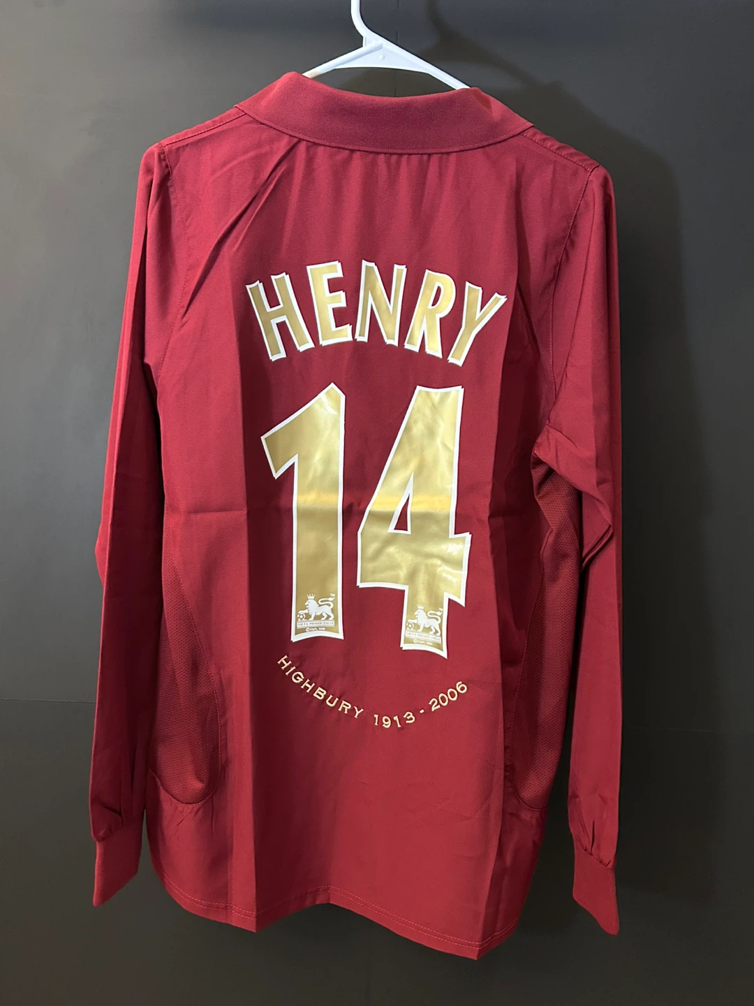 Arsenal Thierry Henry 14 retro Long Sleeve Jersey - photo 5