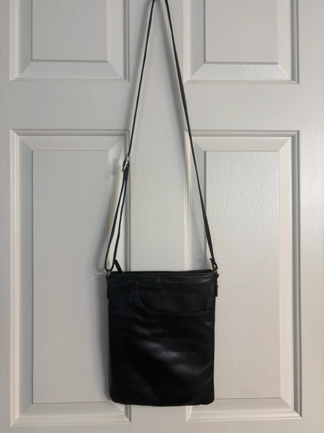 Margot Black Genuine Leather Crossbody Bag