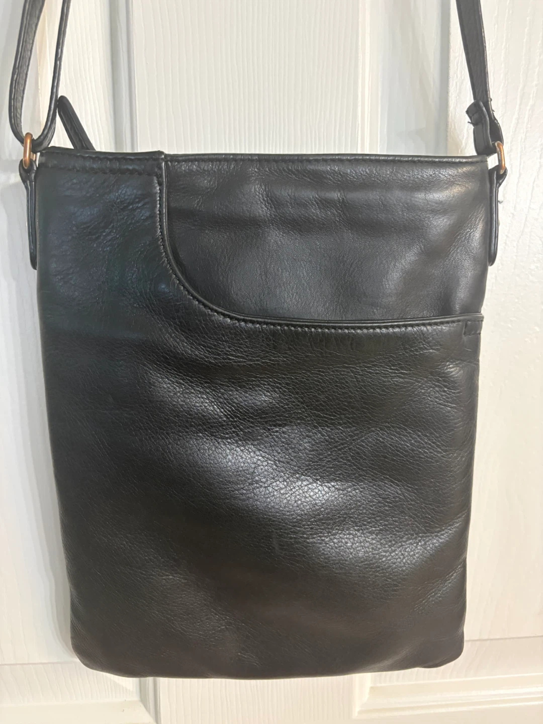 Margot Black Genuine Leather Crossbody Bag - photo 2