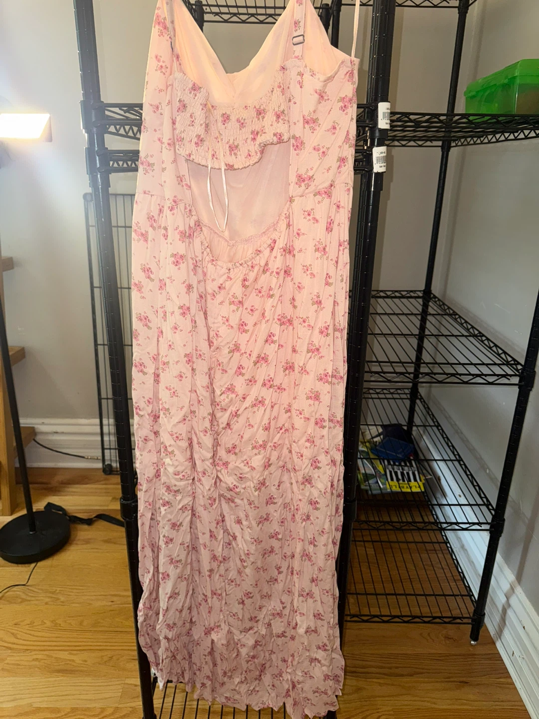 Aeropostale Pink Floral Maxi Dress XL - photo 2