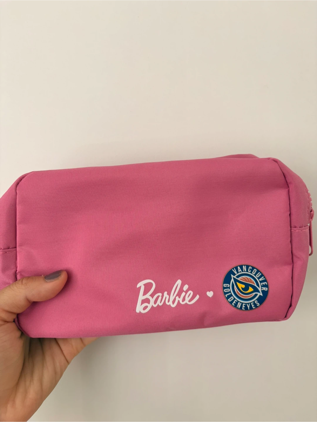 Vancouver Goldeneyes Barbie Pink Pouch