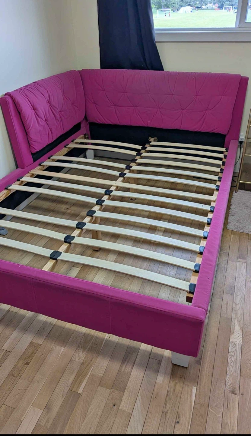 Pink Tufted Bed Frame - photo 2