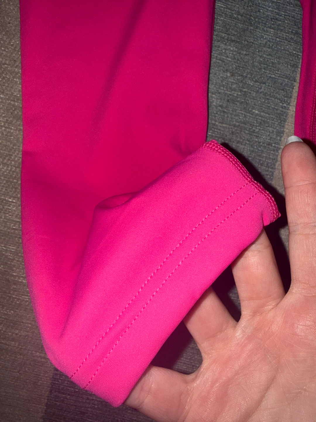 OQQ Pink Nylon Spandex Leggings Size M - photo 2