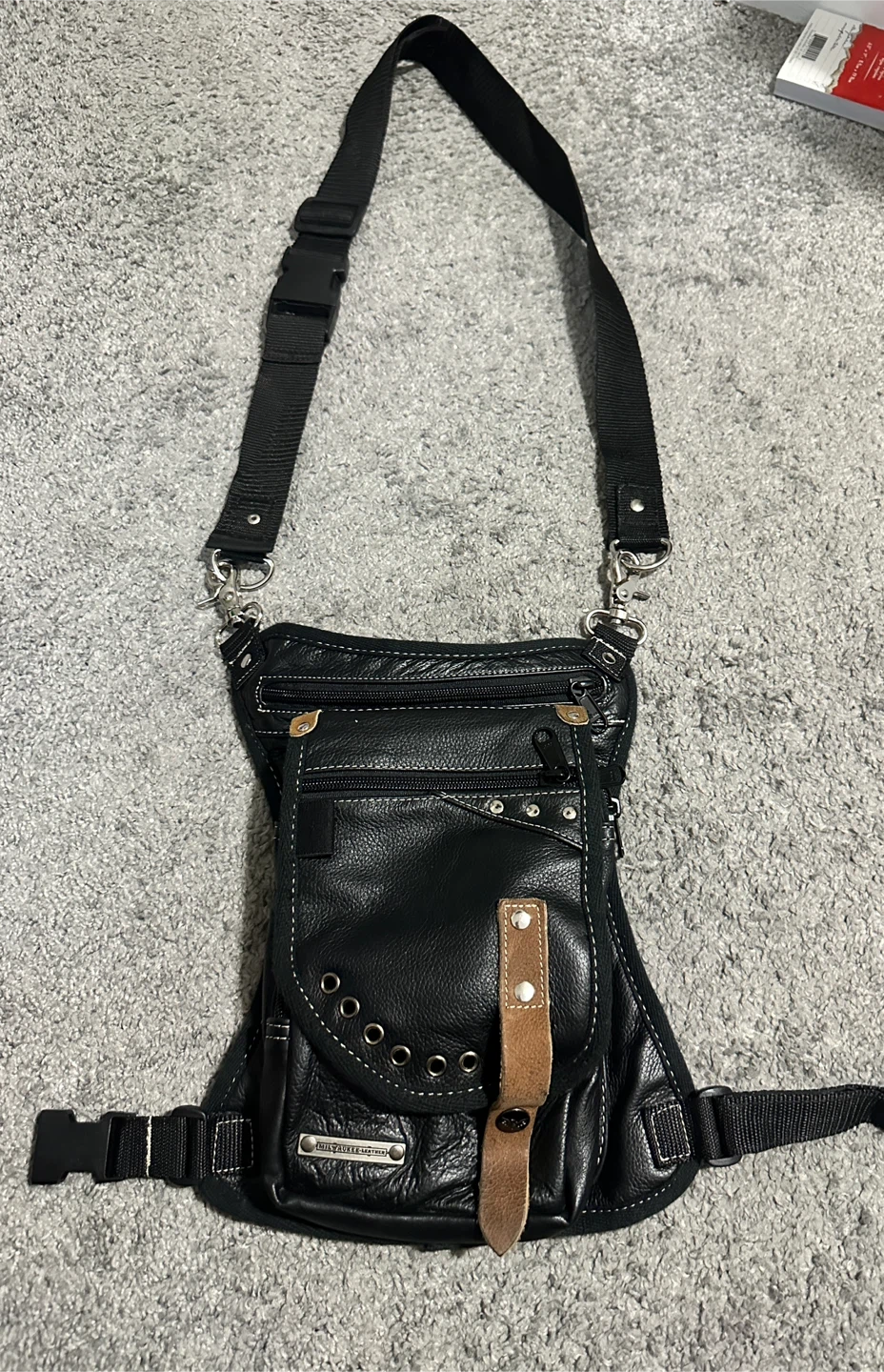BRAND NEW - Milwaukee Leather Tactical Thigh / Drop Leg Bag
