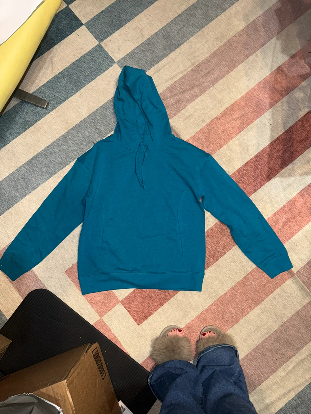 Teal Pullover Hoodie - photo 2