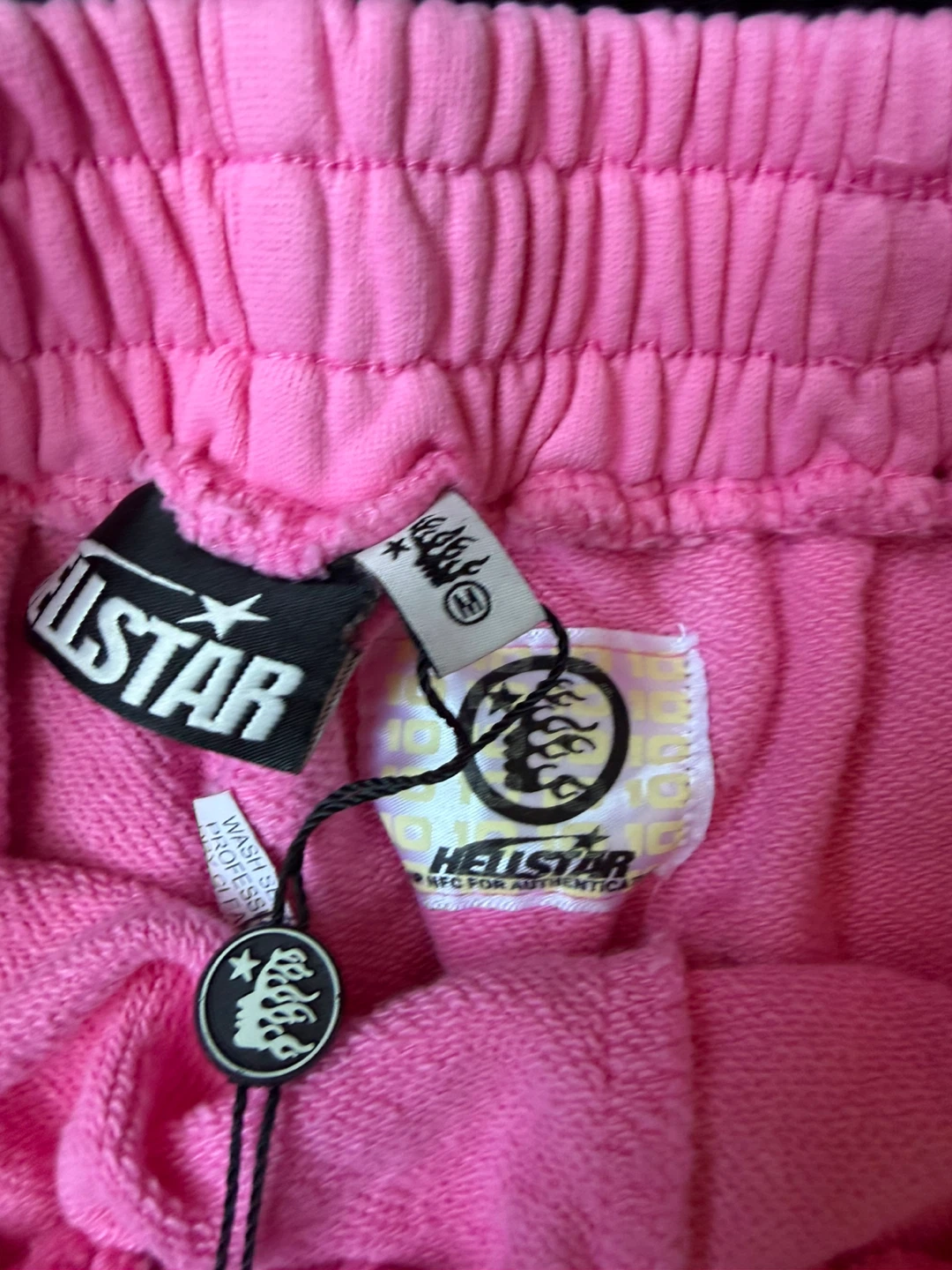 Hellstar Pink Tie-Dye Sweat Shorts Size M - photo 3