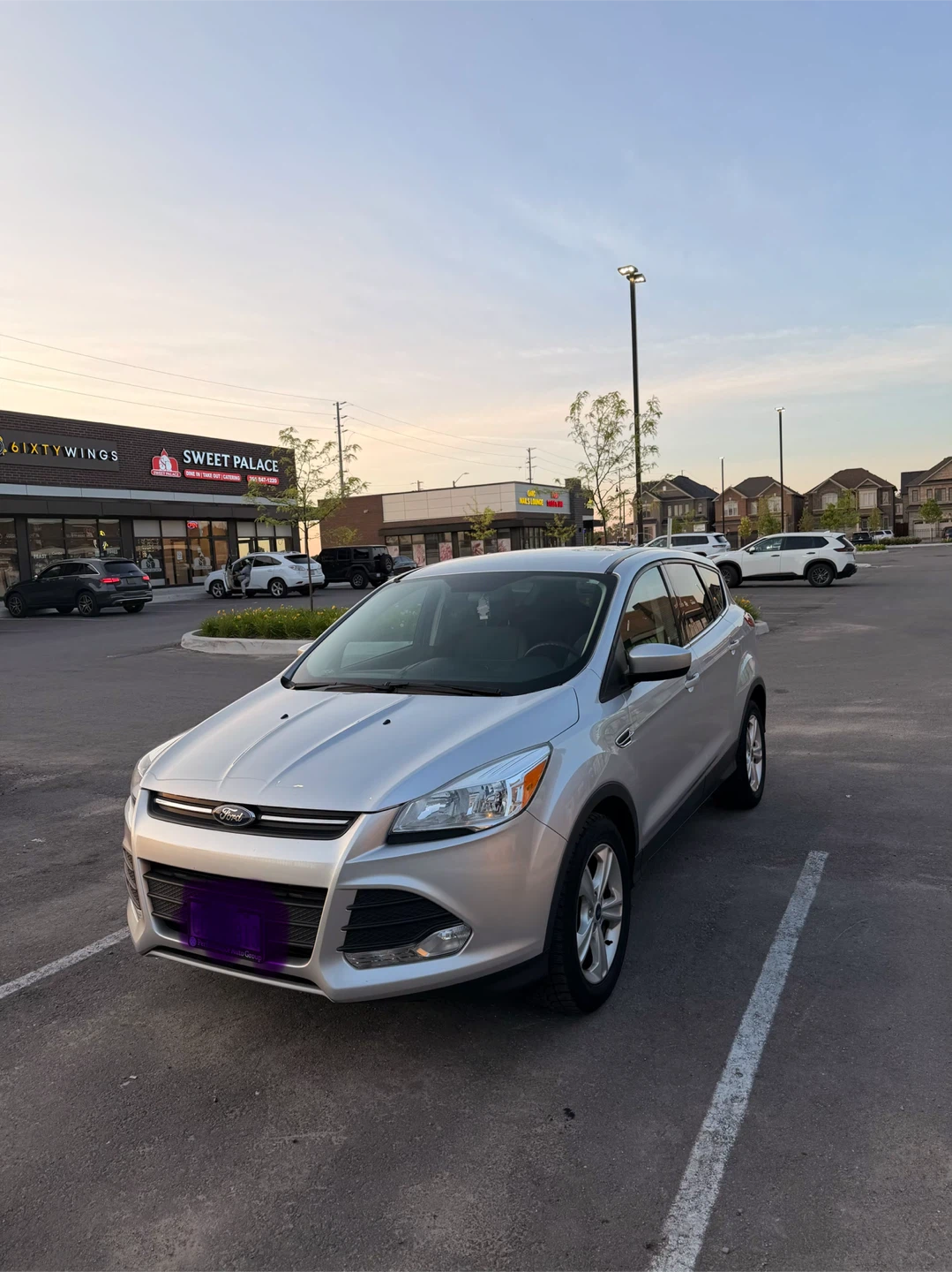 Silver Ford Escape SUV