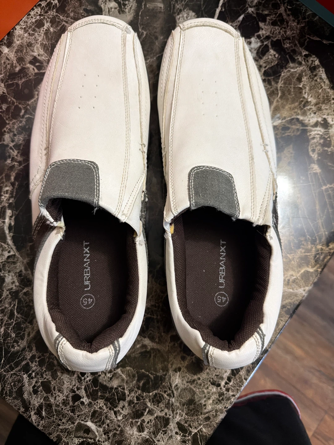 URBANXT Men's White Loafers Size 45 - photo 2