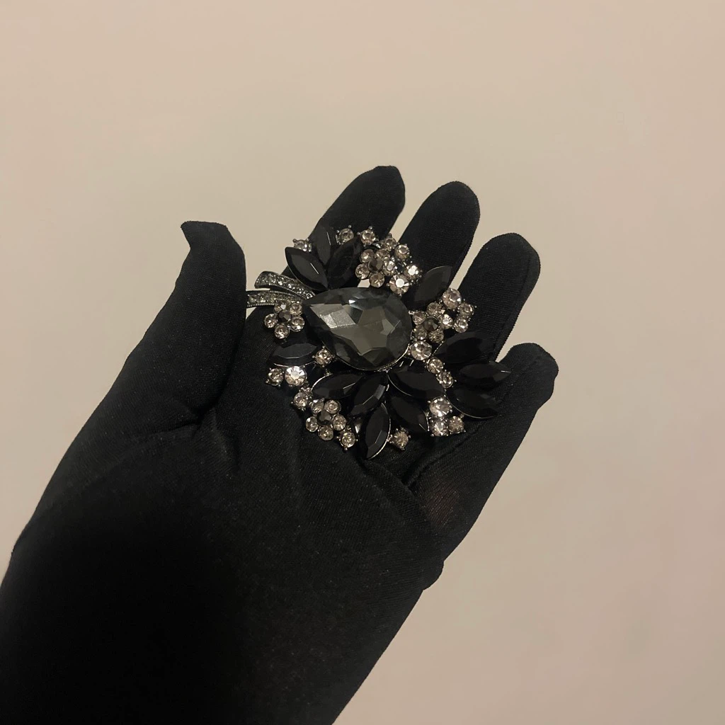Brooch Rhinestone Flower Design - photo 2