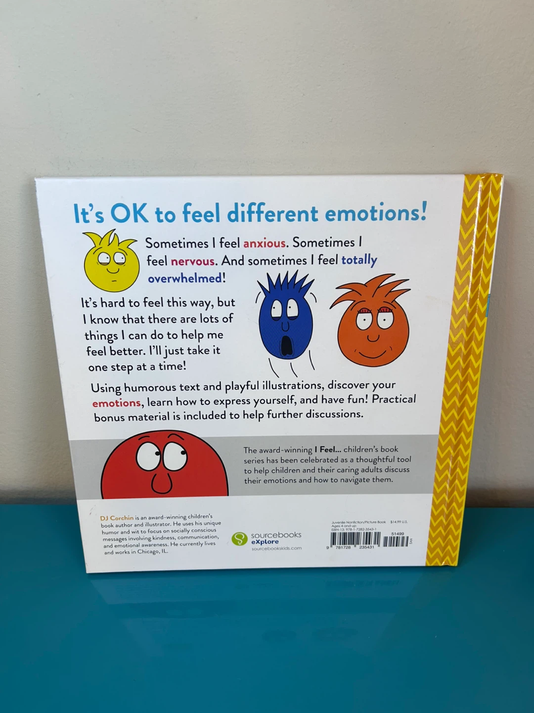I Feel... Anxious Children's Book by DJ Corchin - photo 2