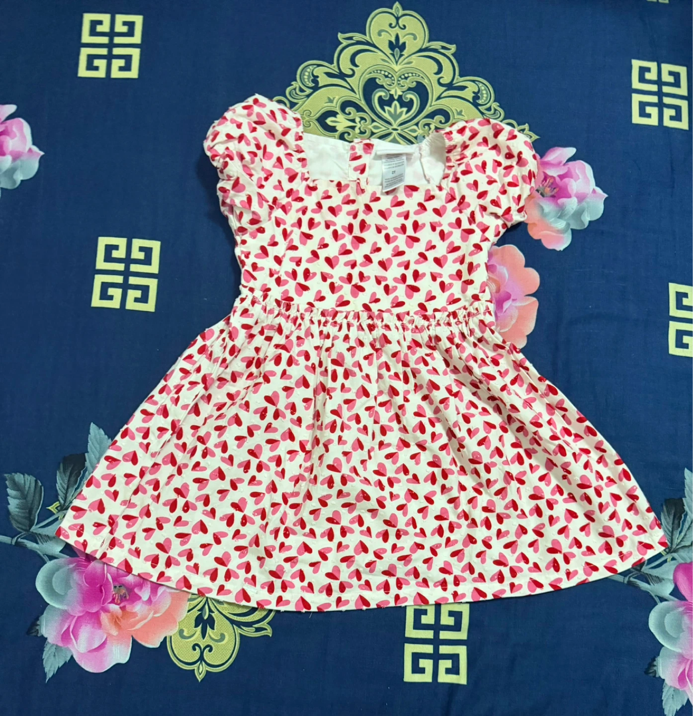 Children's Heart Print Dress - photo 2