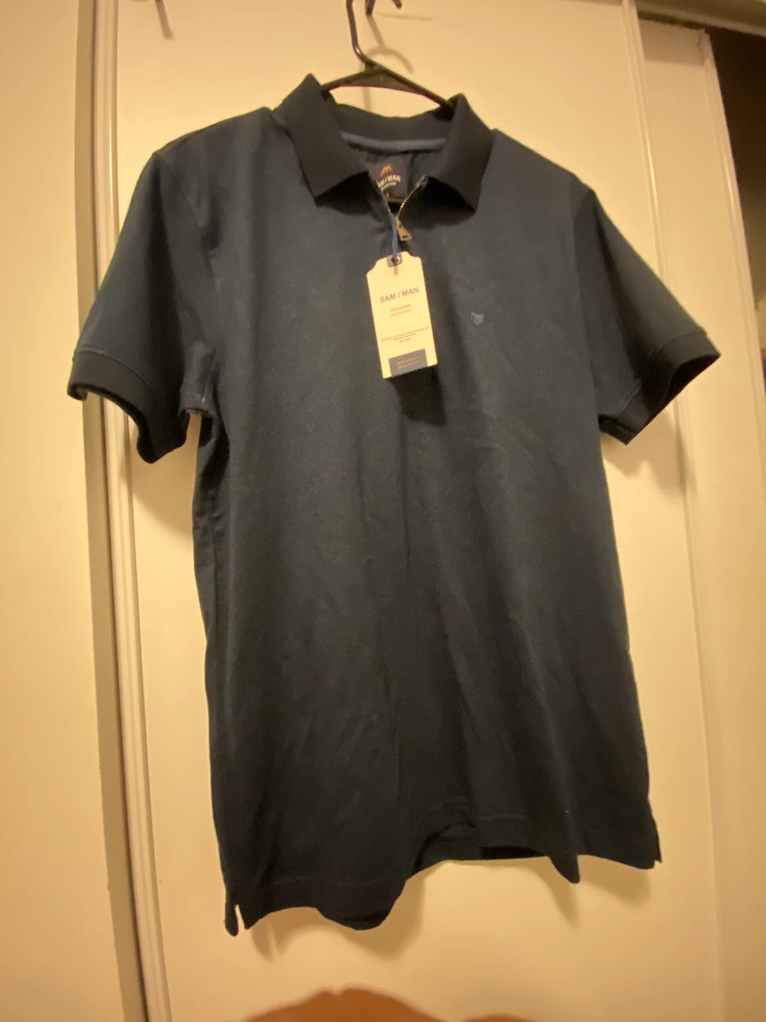 SAM / MAN Navy Blue Polo Shirt
