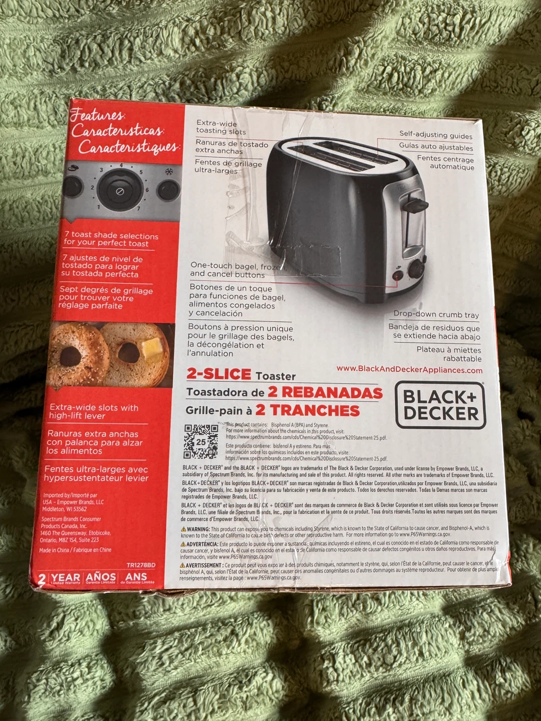 Black+Decker 2-Slice Toaster - photo 3