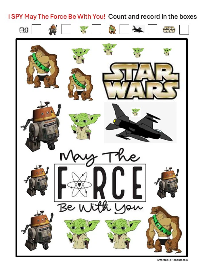 I SPY Game Sheets - photo 3