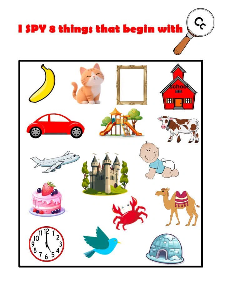 I SPY Game Sheets - photo 5