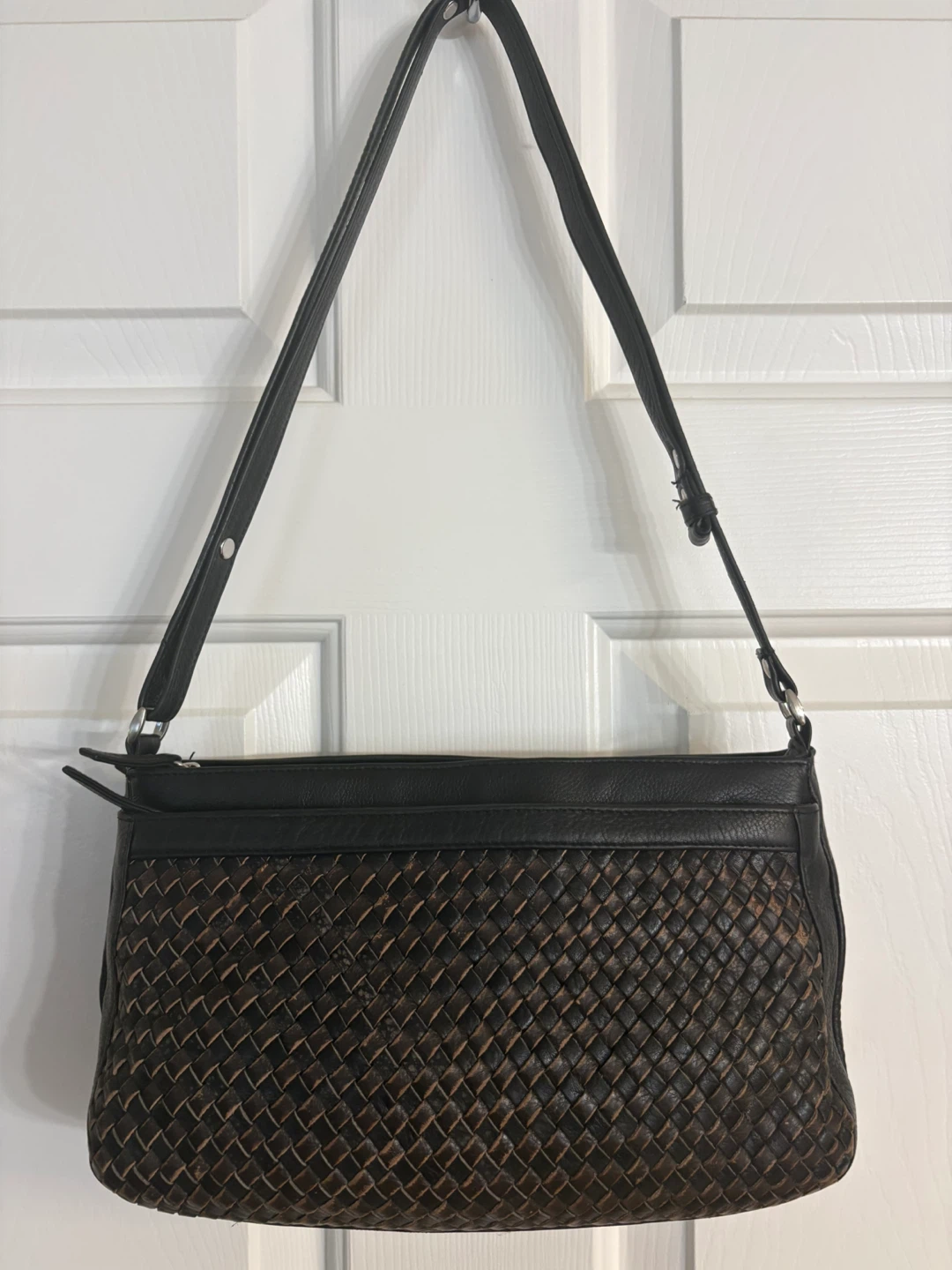 Derek Alexander Central Park Multi Compartment Crossbody Bag