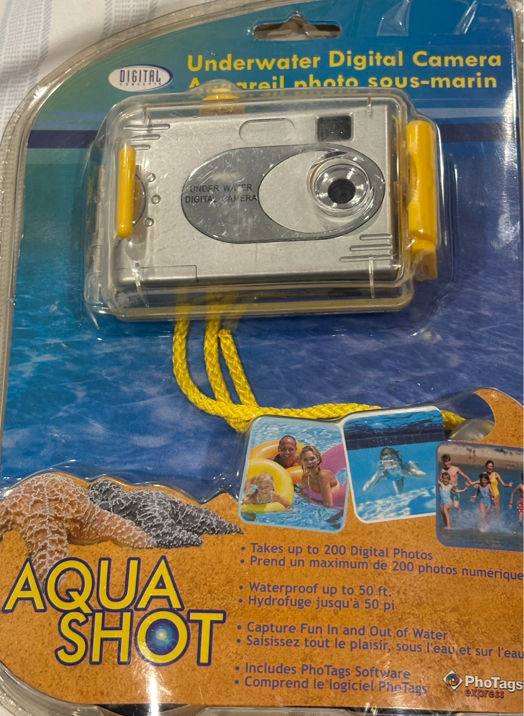 New Aqua Shot Underwater Digital Camera