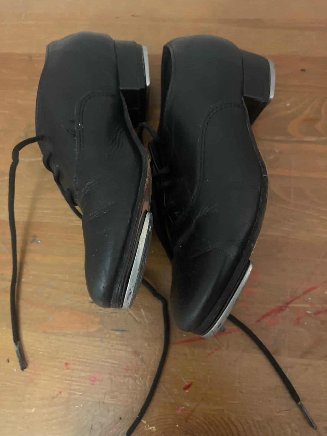 Sansha Black Leather Tap Shoes for kids - photo 3