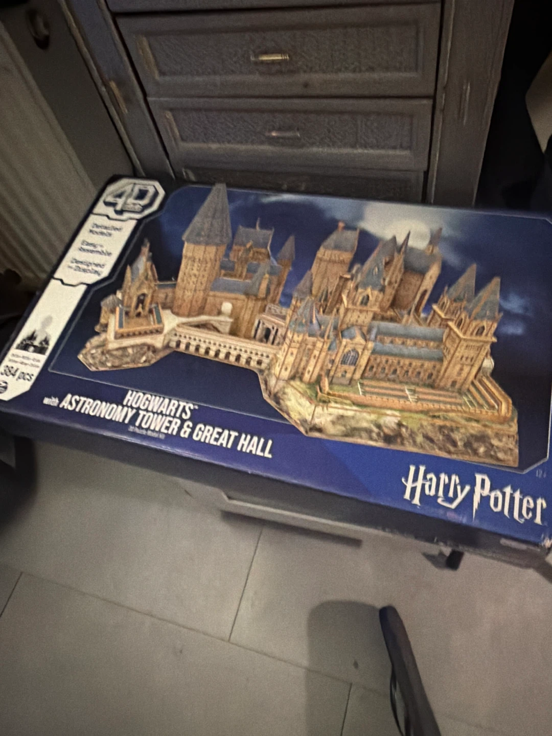 4D Harry Potter Hogwarts Astronomy Tower & Great Hall Puzzle