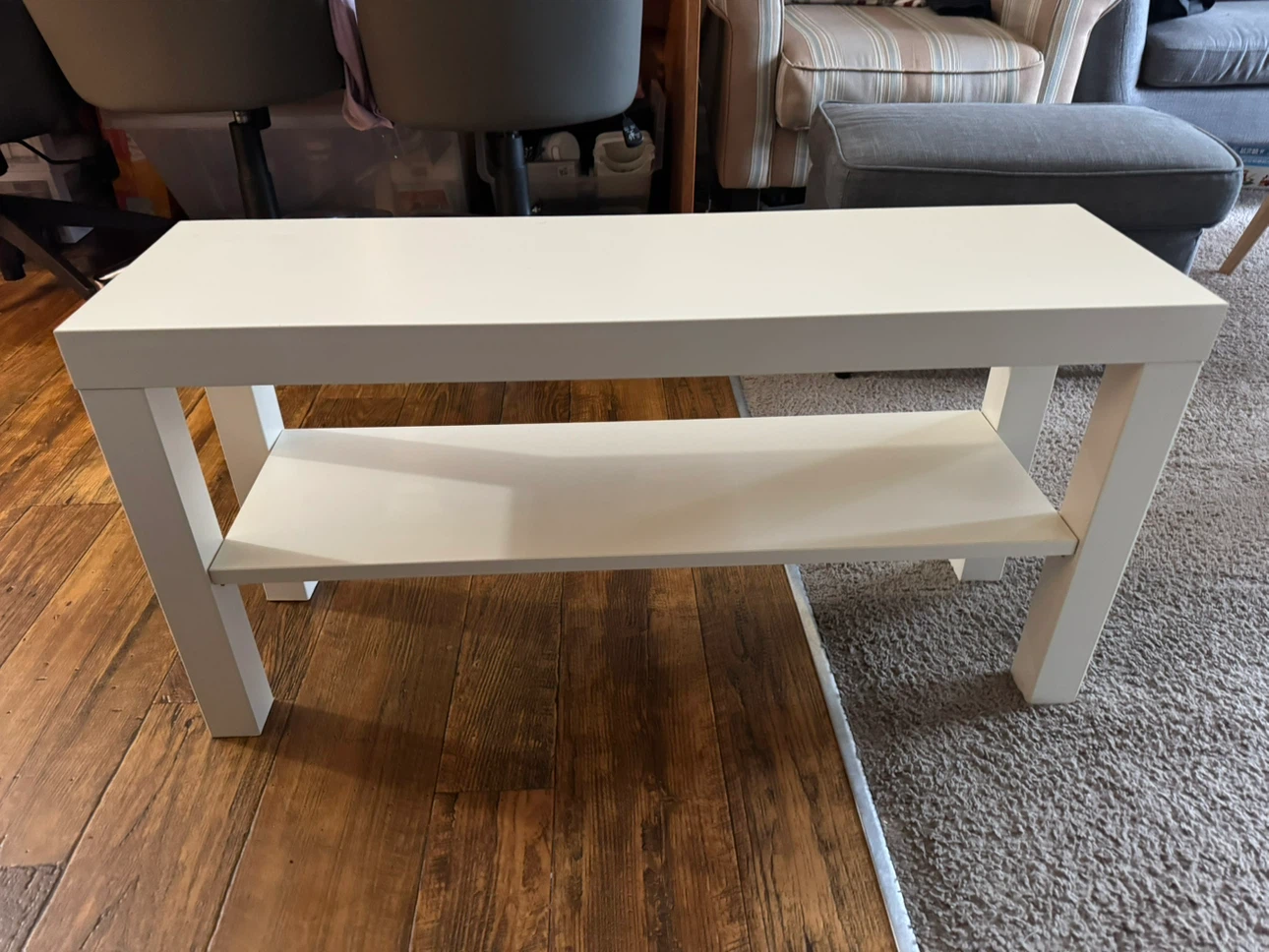 LACK TV bench, white, 90x26x45 cm