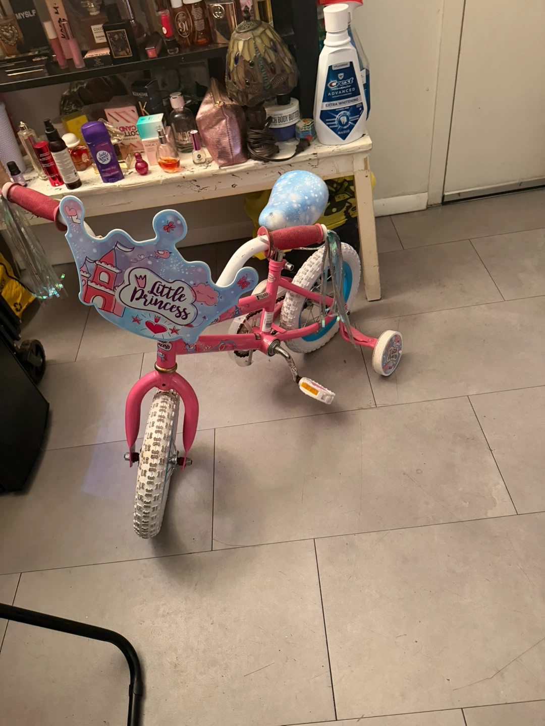 Pink Little Princess Bike with Training Wheels - photo 3