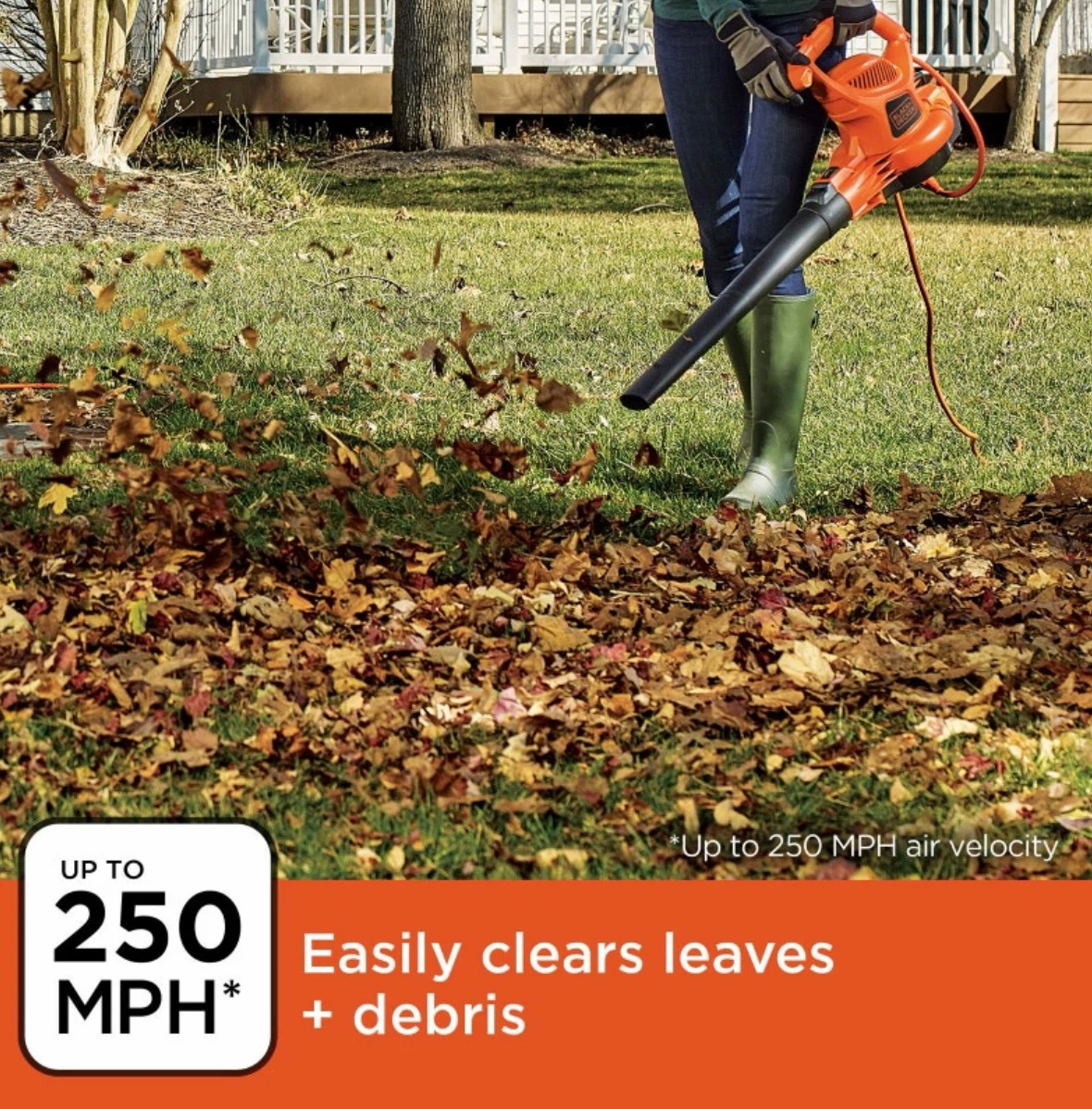 BLACK+DECKER Leaf Blower Vacuum Back Pack + Mulcher - photo 3