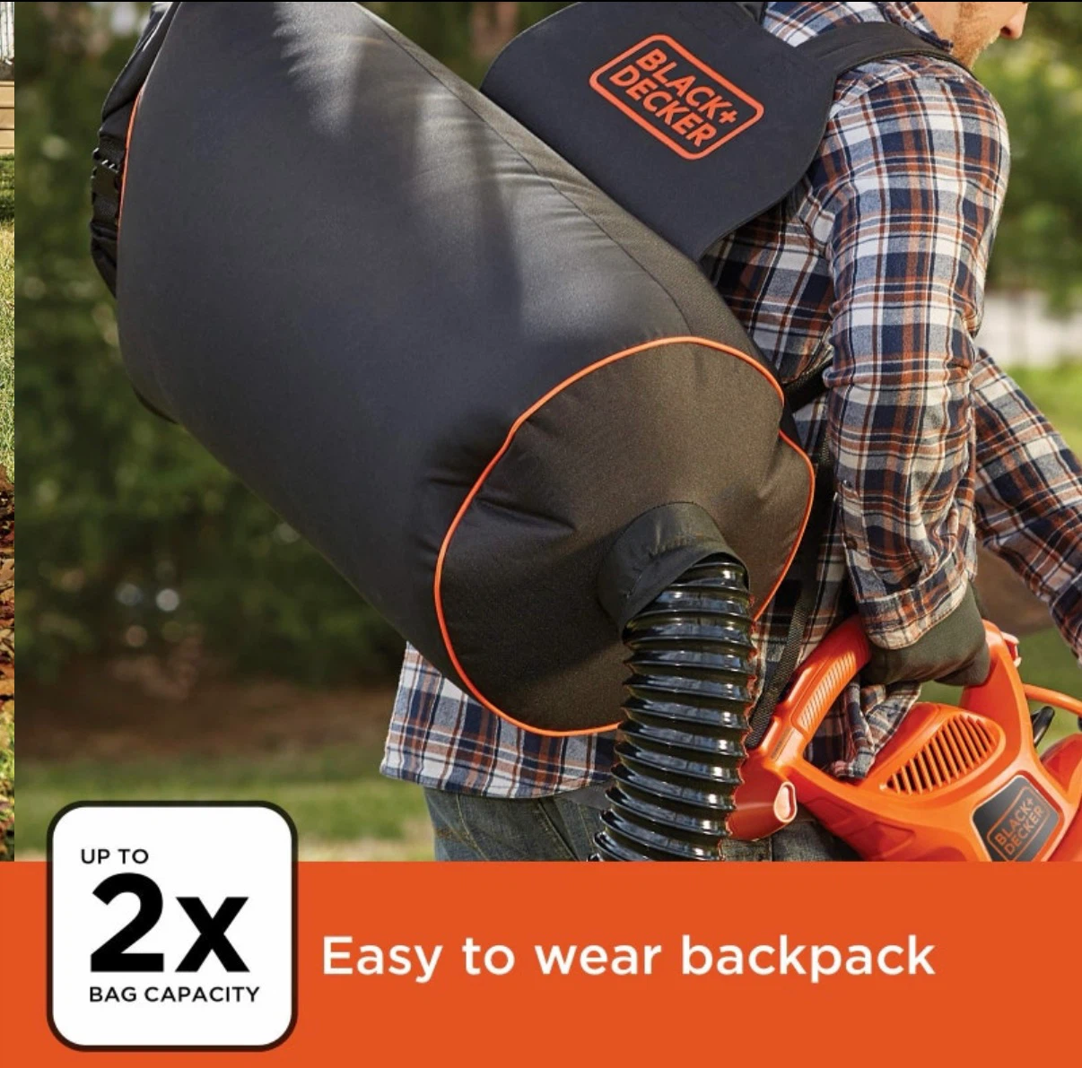 BLACK+DECKER Leaf Blower Vacuum Back Pack + Mulcher - photo 4