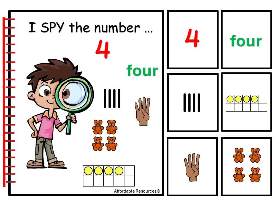 Adaptive Velcro I SPY Math Subsidizing Storybooks