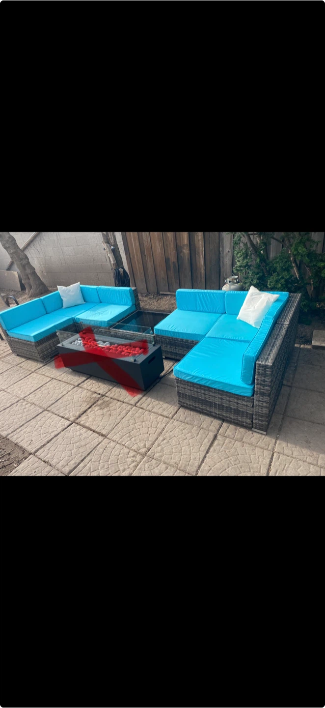 Wicker Outdoor Sectional Sofa Set