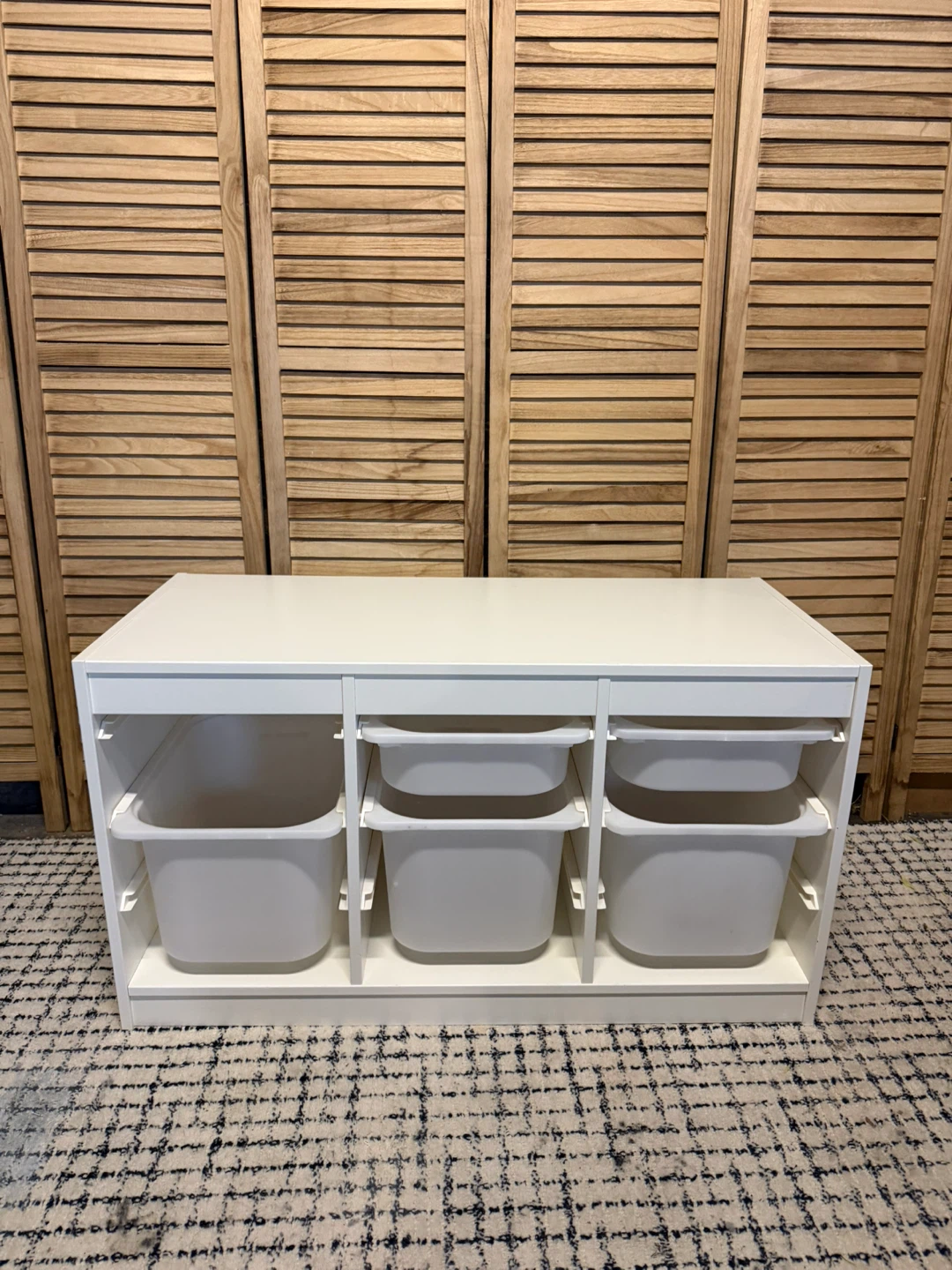 IKEA Storage Unit with Bins