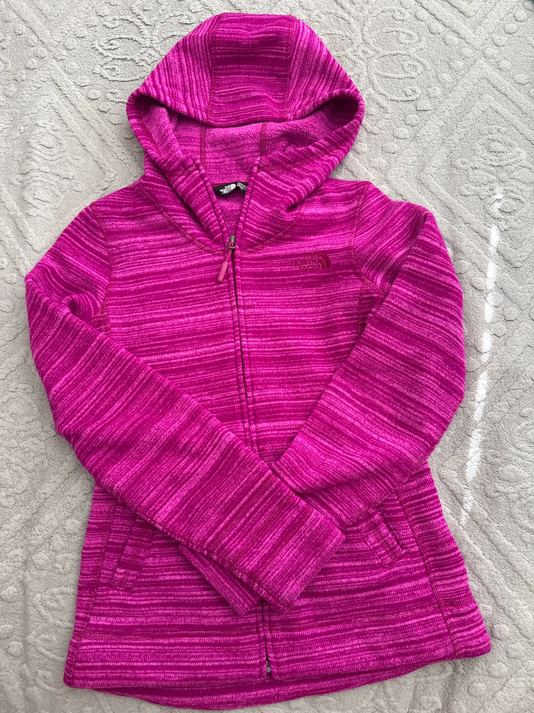 The North Face Pink Fleece Hoodie - photo 2