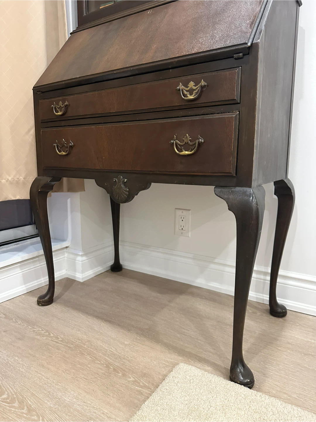 Antique Secretary Desk with Hutch - photo 4