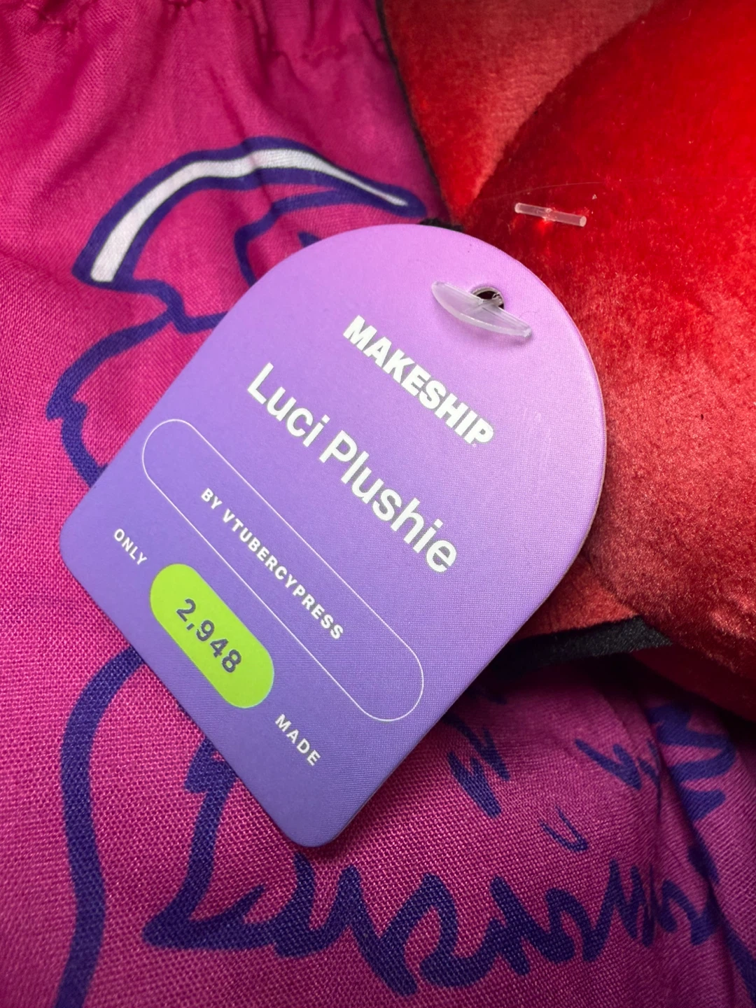 New Makeship Luci Plushie By VtuberCypress Only 2948 Made - photo 3