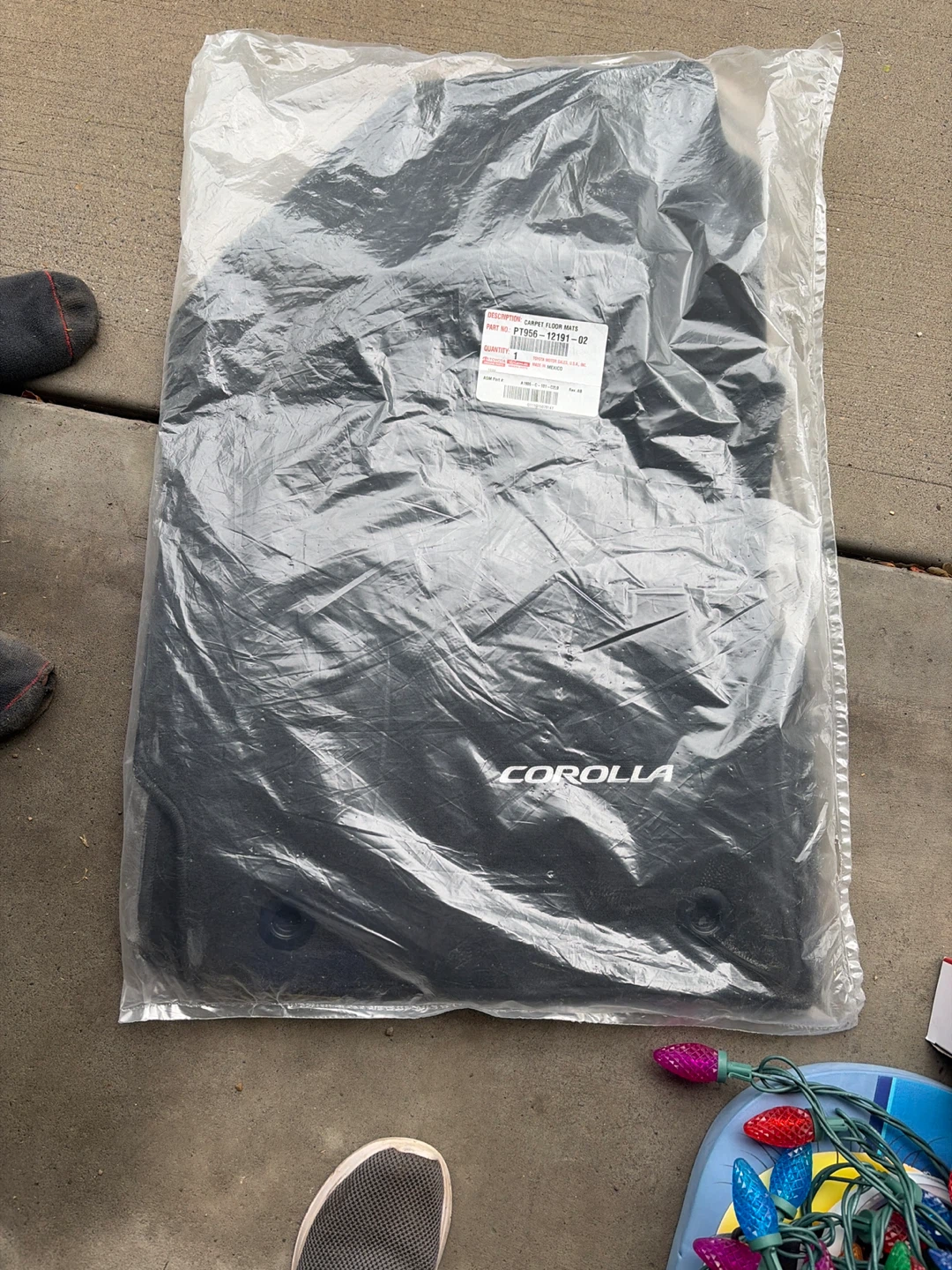 Toyota Corolla Carpet Floor Mats