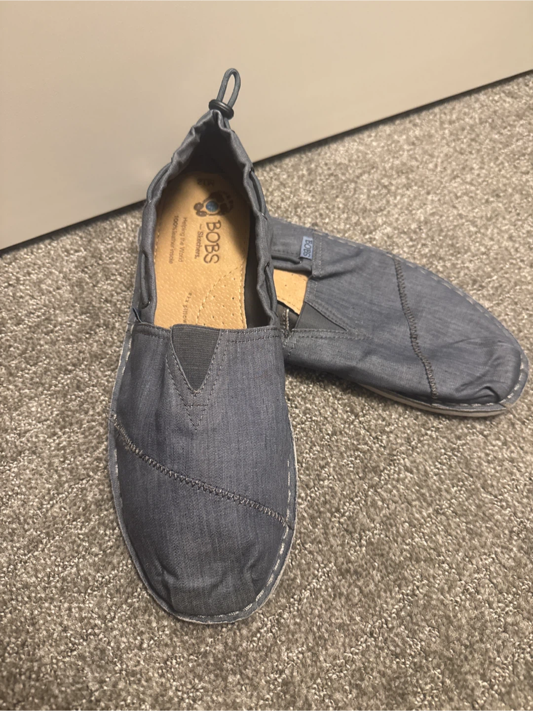 Bobs Skechers In Blue Denim