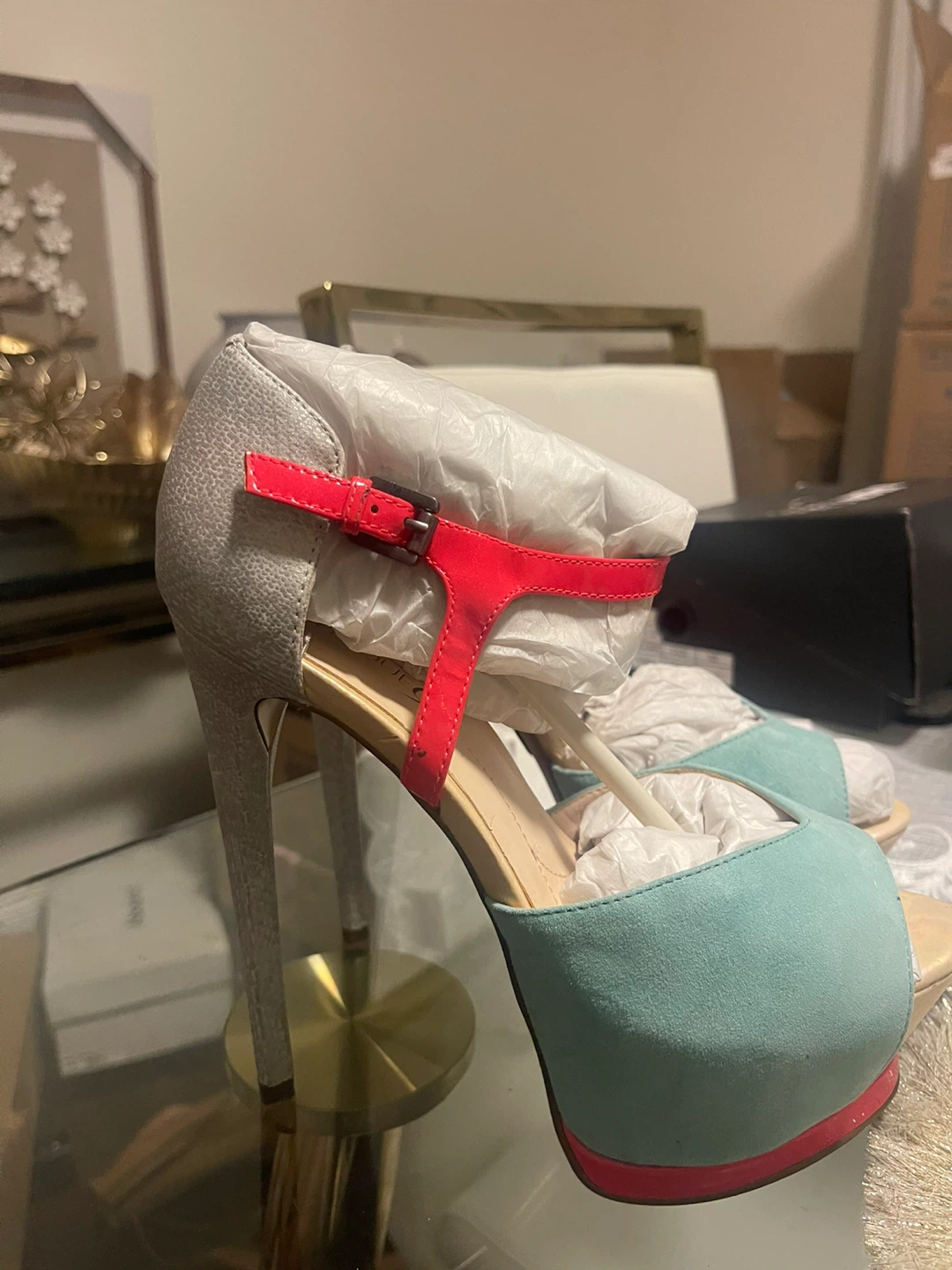 Boutique 9 "Synerrissa" Heels - Sky Blue & Pink - 6.5 M - photo 5