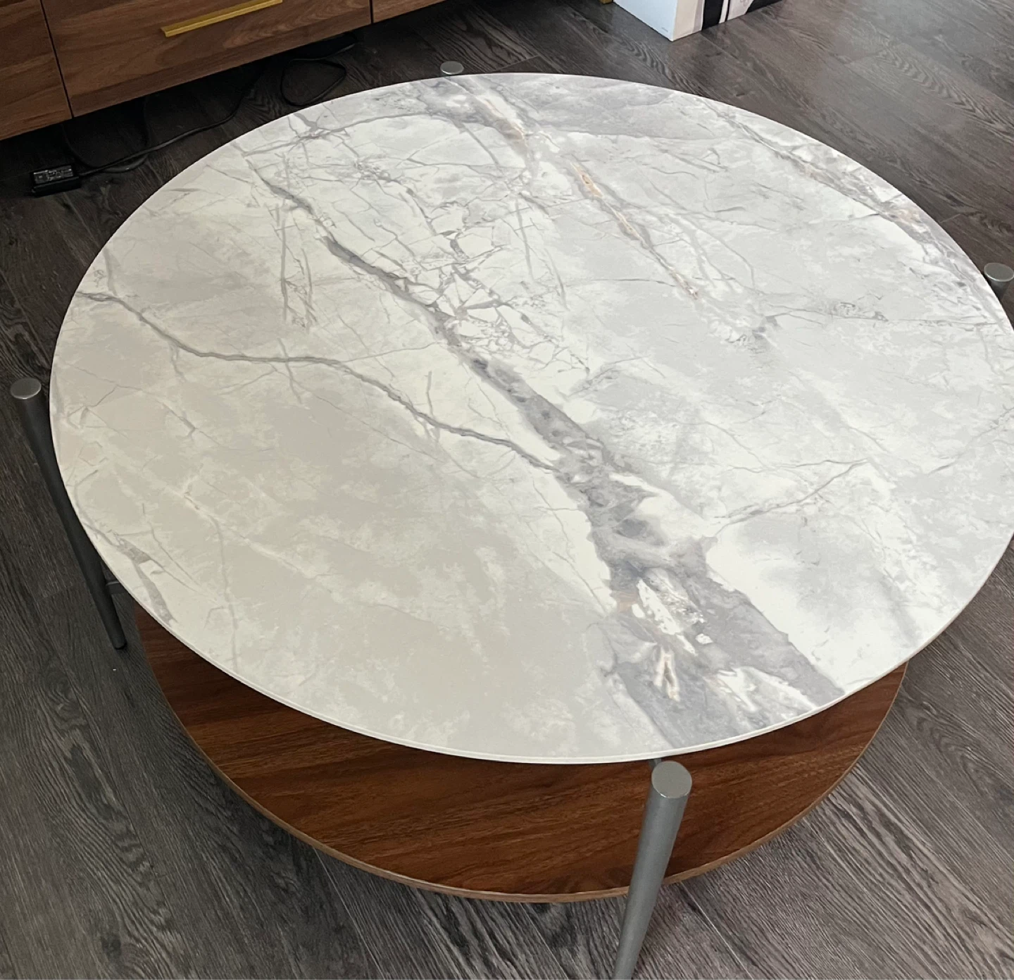 Round Marble Coffee Table - photo 2