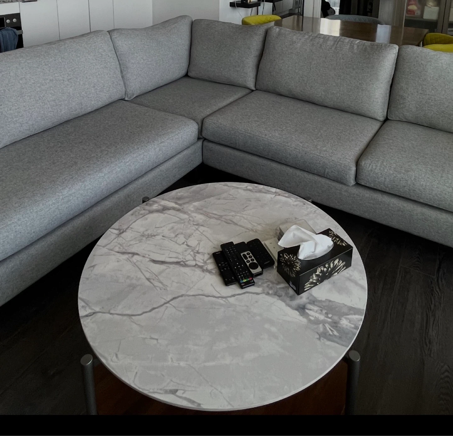 Round Marble Coffee Table - photo 3