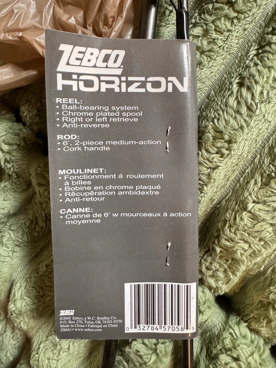 Zebco Horizon Spinning Combo Fishing Rod and Reel