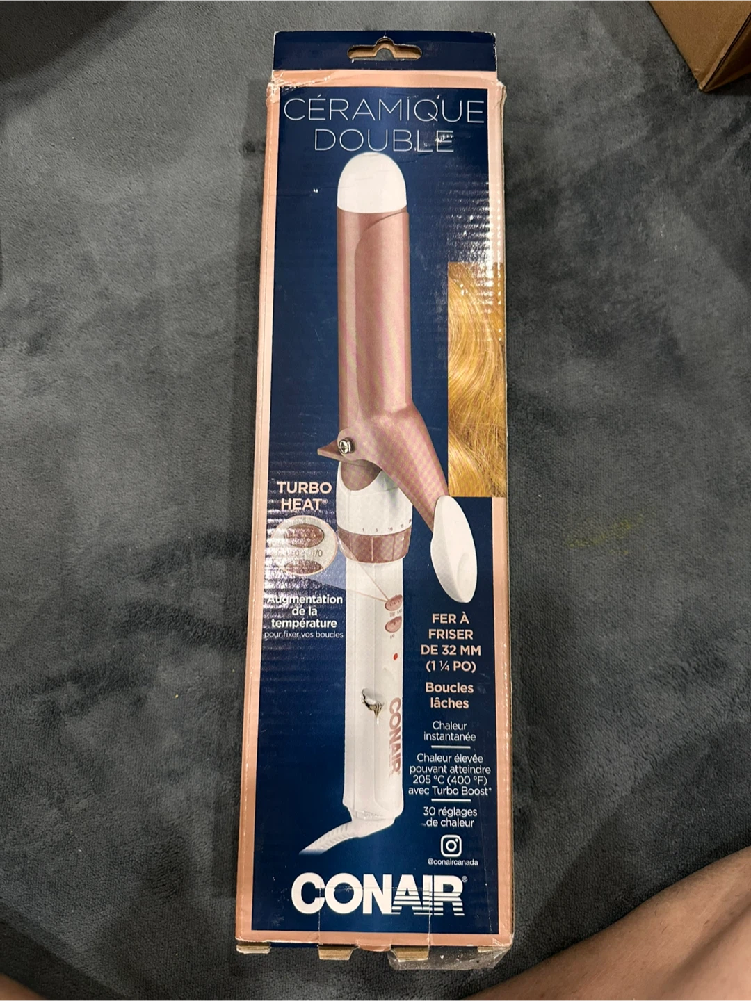 Conair Double Ceramic 1 1/4 inch Curling Wand