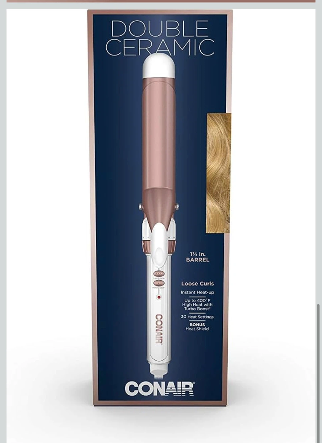 Conair Double Ceramic 1 1/4 inch Curling Wand - photo 2