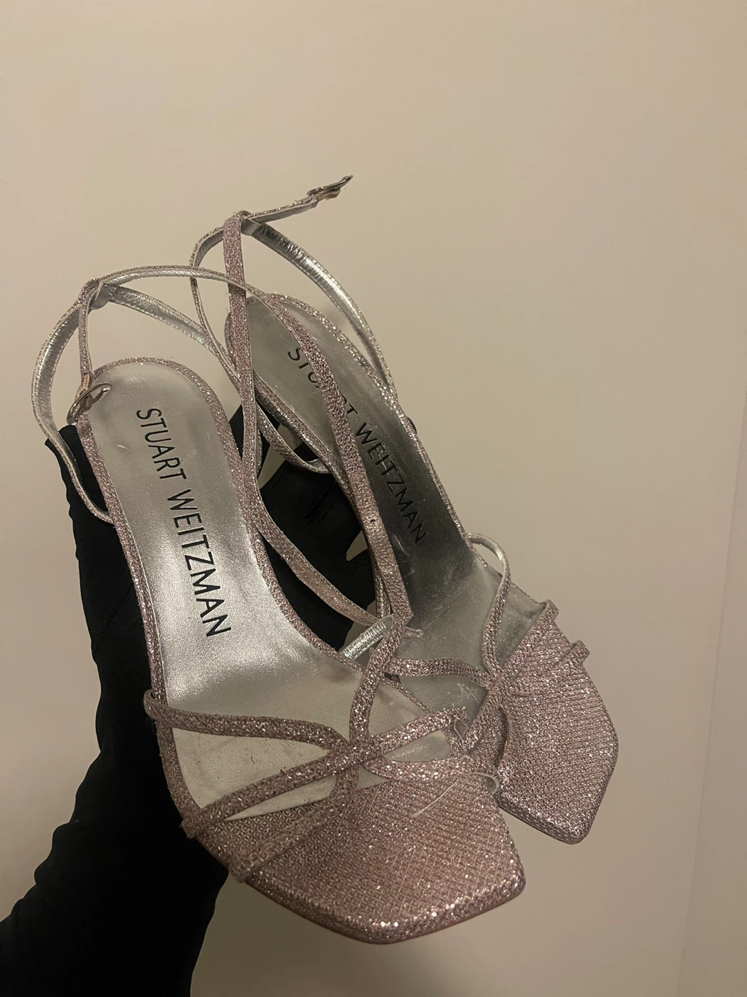 Stuart Weitzman Glitter Heels