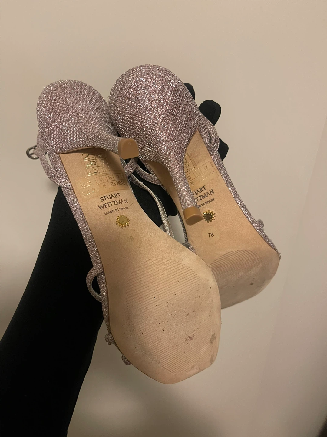 Stuart Weitzman Glitter Heels - photo 2