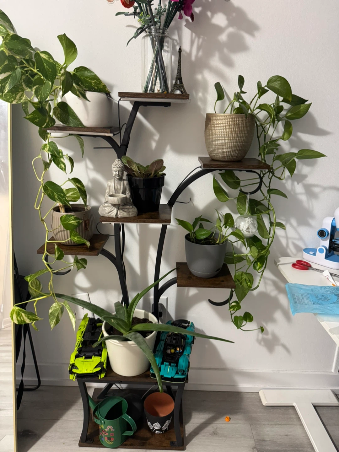 Multi-Tiered Plant Stand with Grow Lights - photo 2