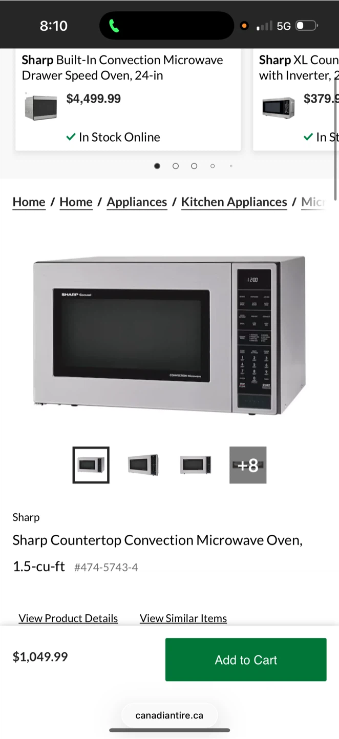Sharp Convection Microwave Oven - photo 3